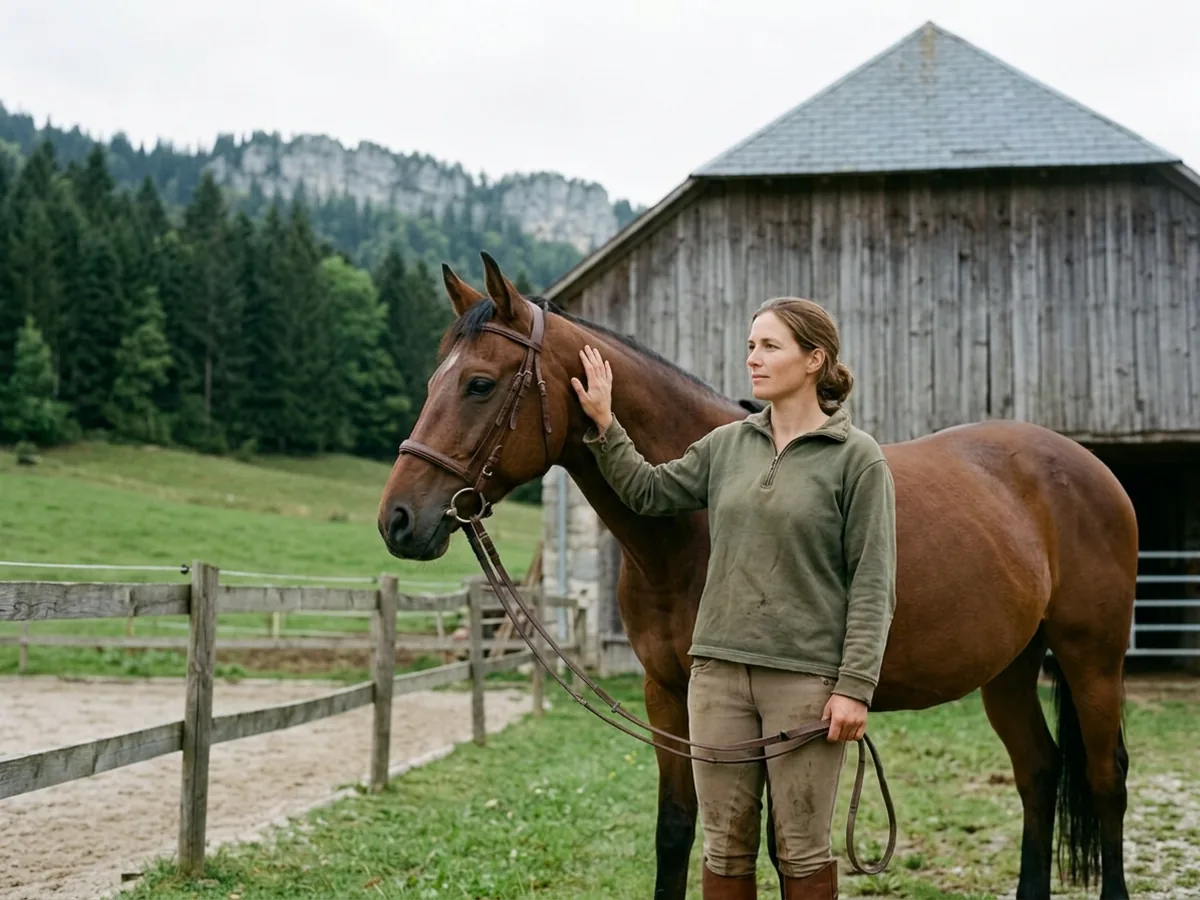 Cours d'équitation à Avressieux, Savoie
